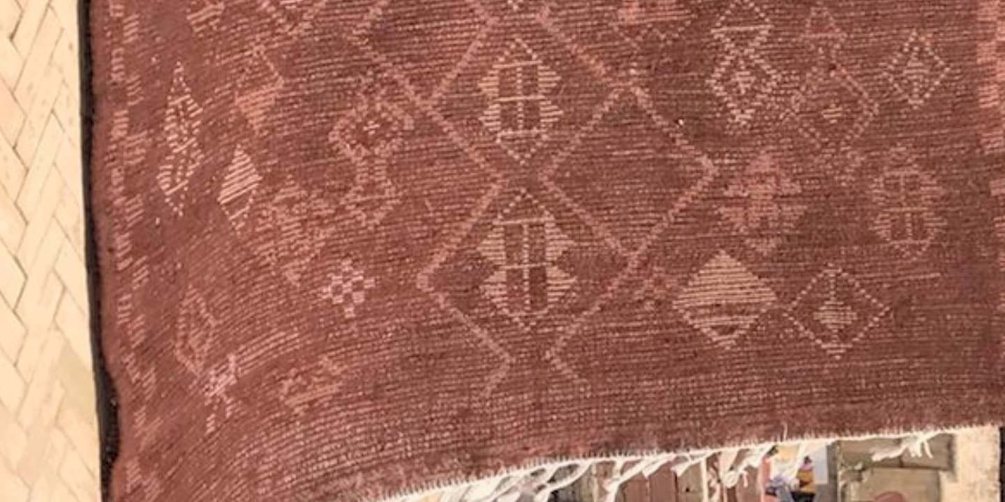  Pileknot rug Wool thread and Wool Warp  Morocco