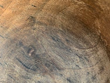  Hand Carved Bowl Walnut Wood Brown Morocco