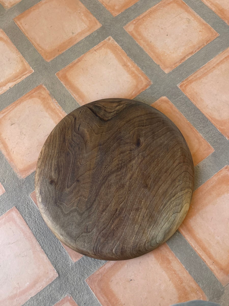  Serving Tray Walnut Wood Brown Morocco