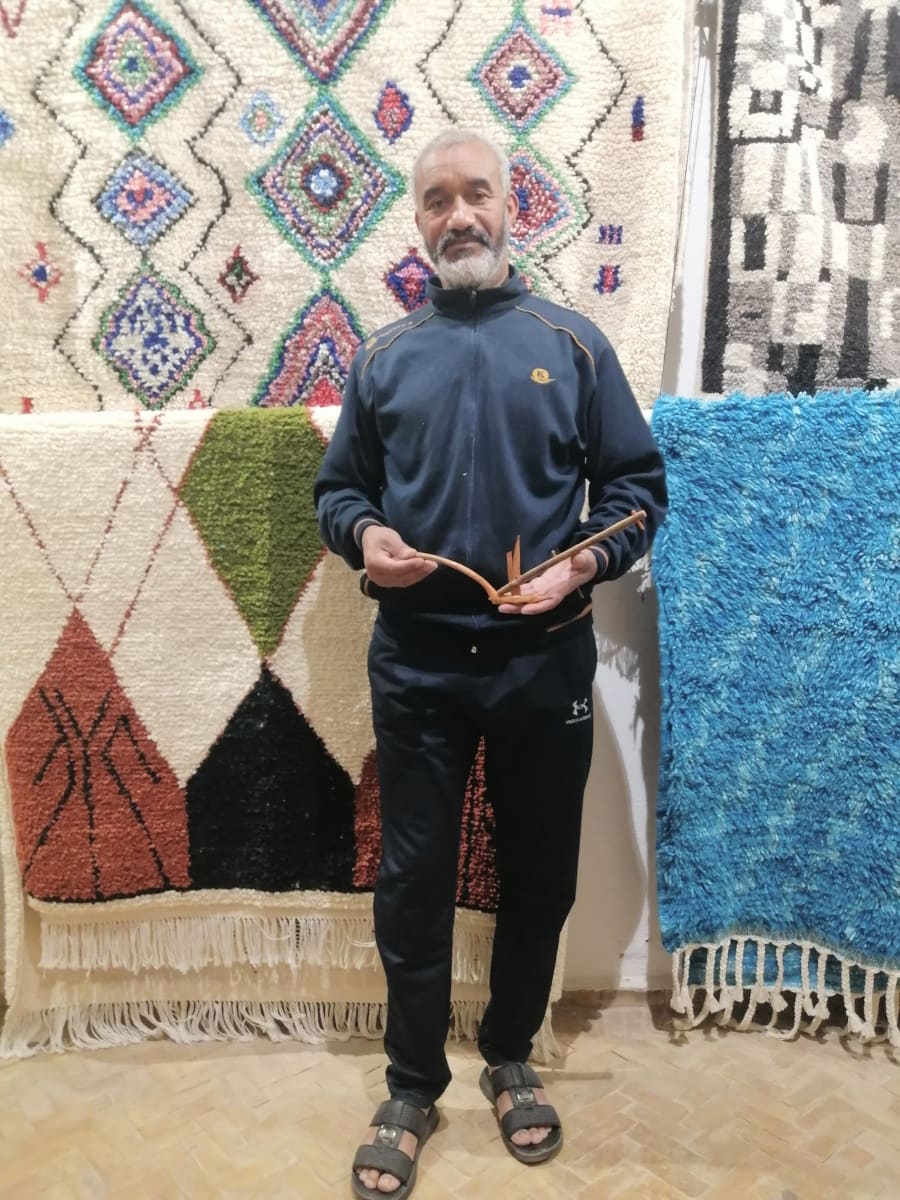  Wooden plow Wood Yellow, Grey Morocco