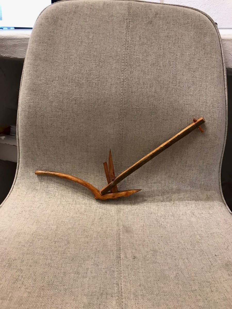  Wooden plow Wood Brown, Grey Morocco