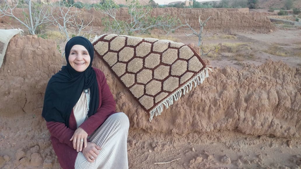 Flatweave and Pileknot rug