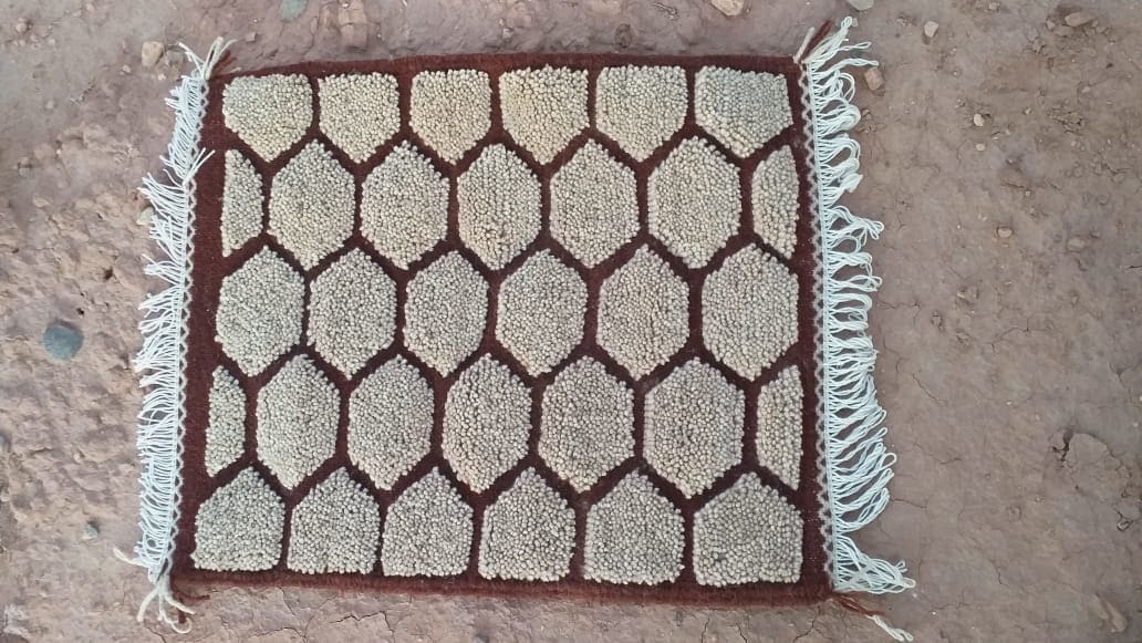 Flatweave and Pileknot rug