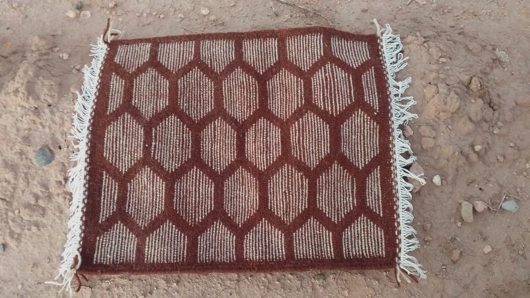 Flatweave and Pileknot rug
