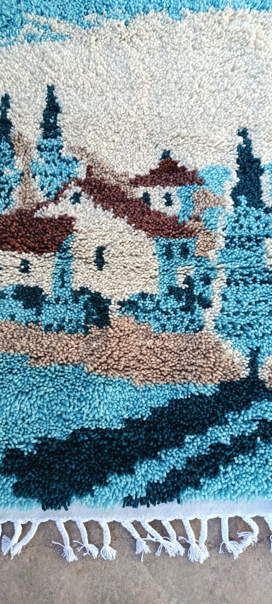  A rug  Colored Morocco