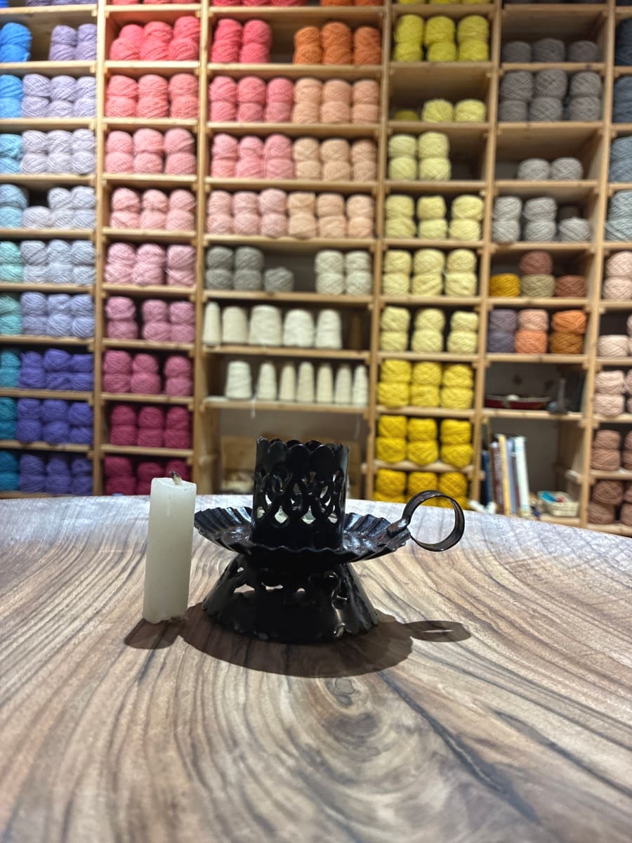  Hanging Lantern Steel Black, White Morocco