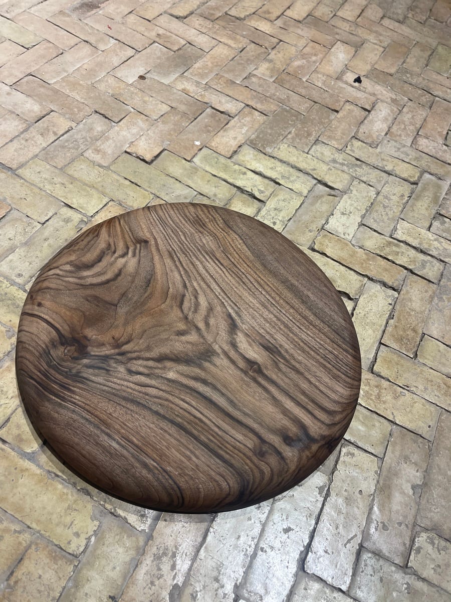  Hand Carved Bowl Walnut Wood Brown Morocco