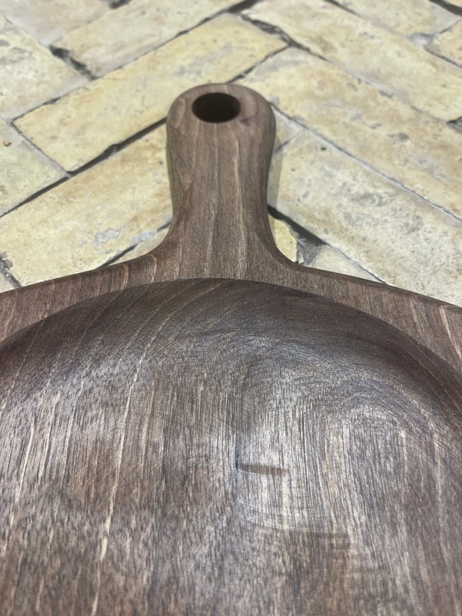  Serving Tray Walnut Wood Brown Morocco