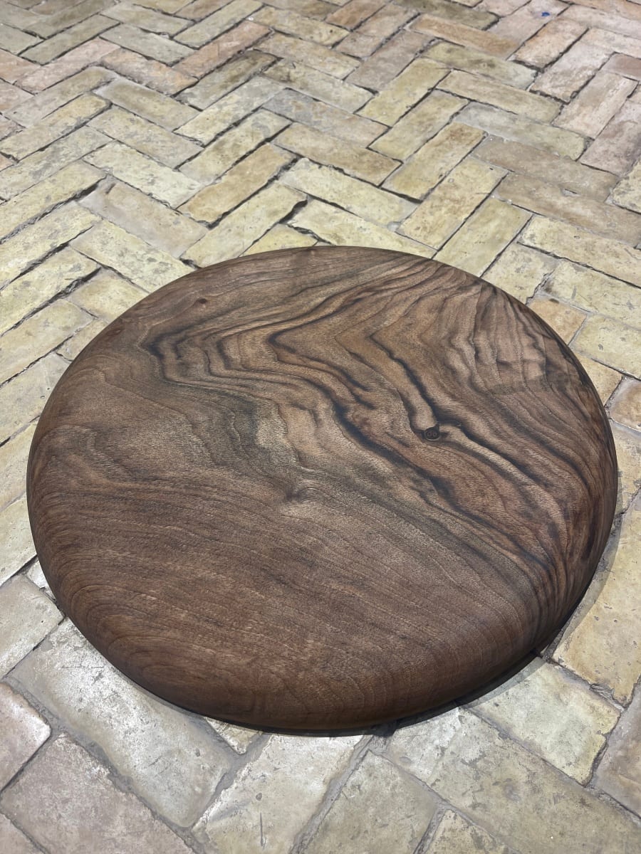  Hand Carved Bowl Walnut Wood Brown Morocco