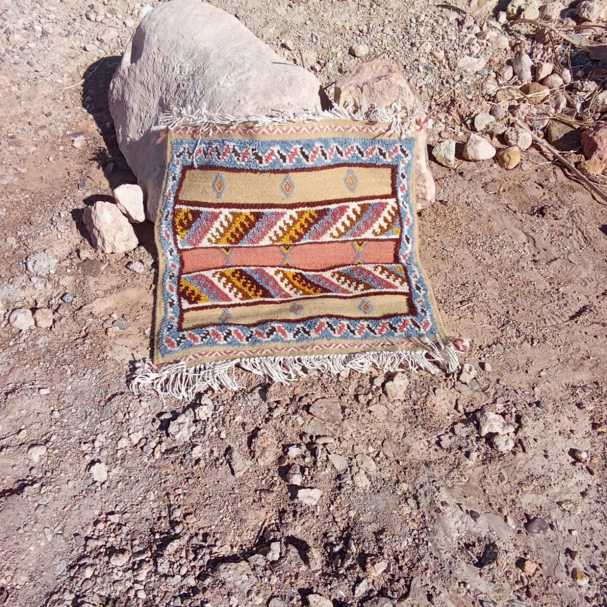 Flatweave and Pileknot rug