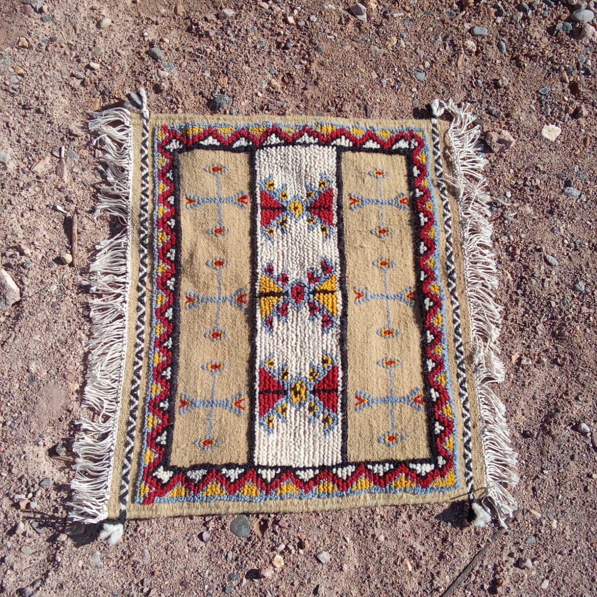 Flatweave and Pileknot rug