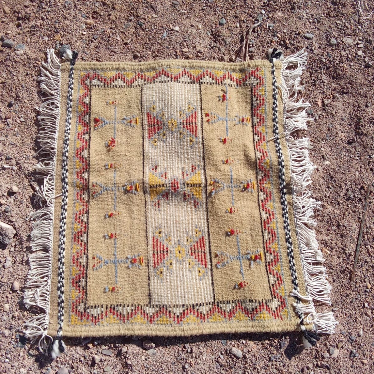 Flatweave and Pileknot rug