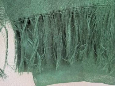  Scarf Cotton string and  polyster Green Morocco