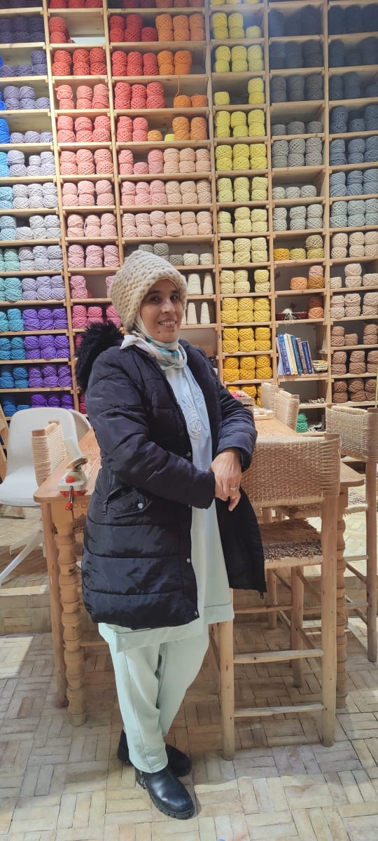  Handmade Wool Poncho Tadout - Wool White Morocco