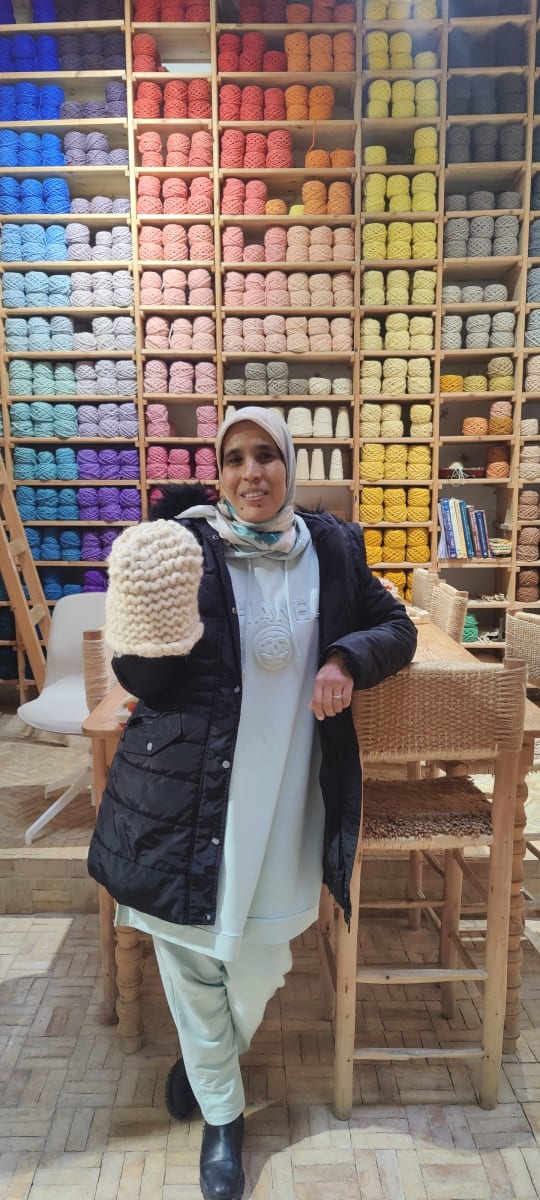  Handmade Wool Poncho Tadout - Wool White Morocco