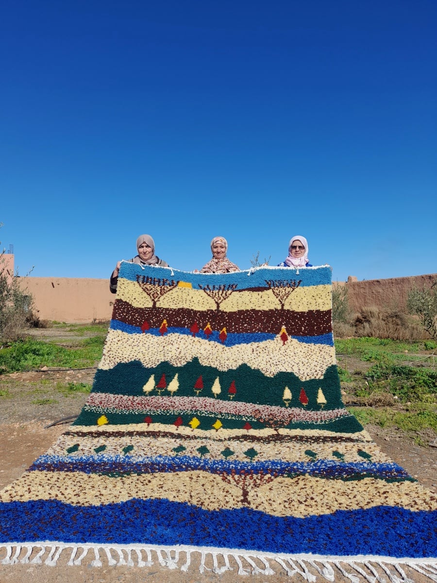  Rug   and  Colored Morocco