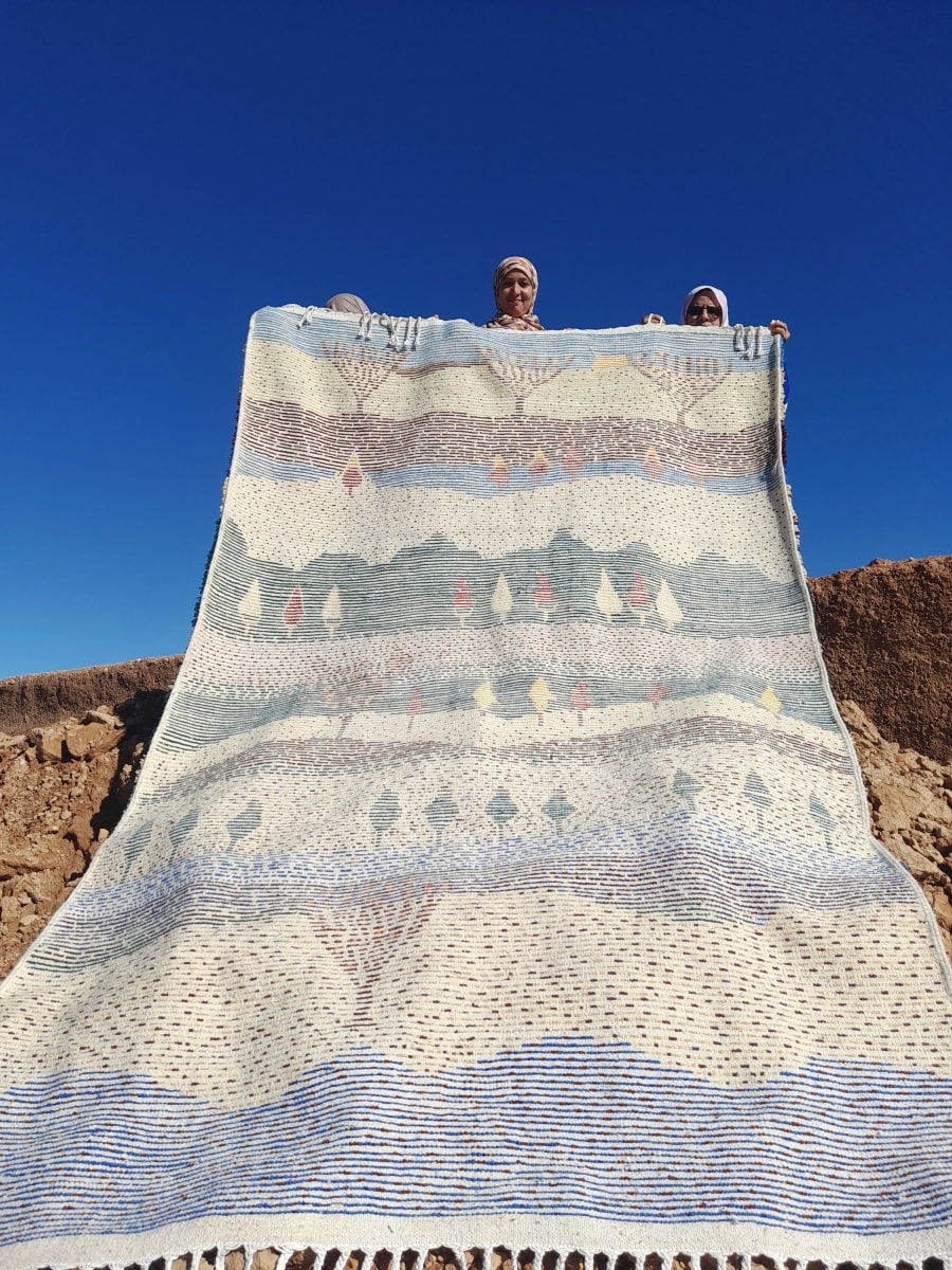  Rug   and  Colored Morocco