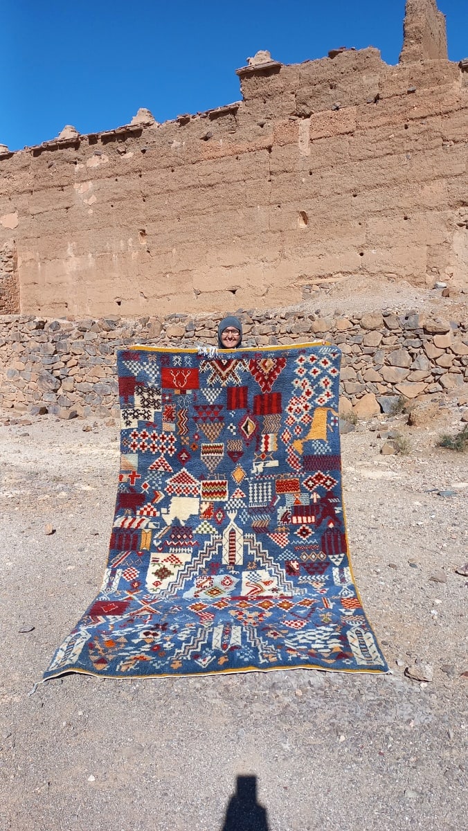 Handmade Moroccan Pileknot Rug