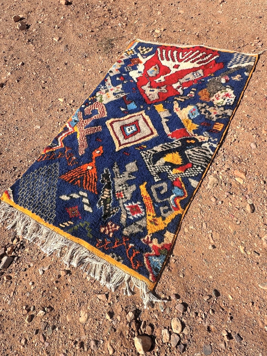 Handmade Moroccan Pileknot Rug