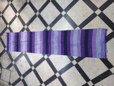  Scarf Wool  and  polyster Purple, Pink Morocco