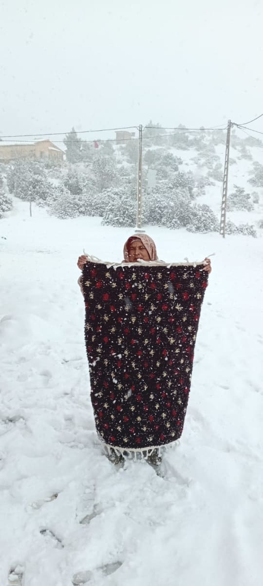  Beni Ourain rug  Red, Yellow Morocco