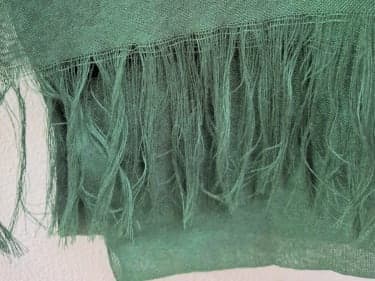  Scarf Cotton string and  polyster Green Morocco