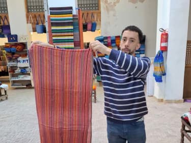  Scarf Sabra and Cotton string Colored Morocco