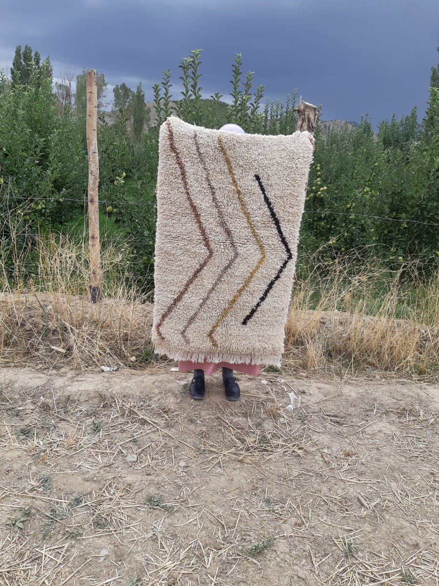  Pileknot rug  Colored Morocco