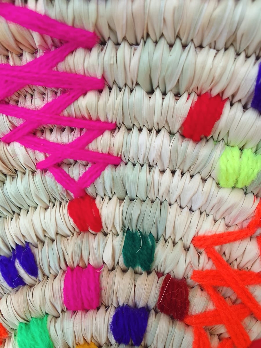  Basket  Colored Morocco
