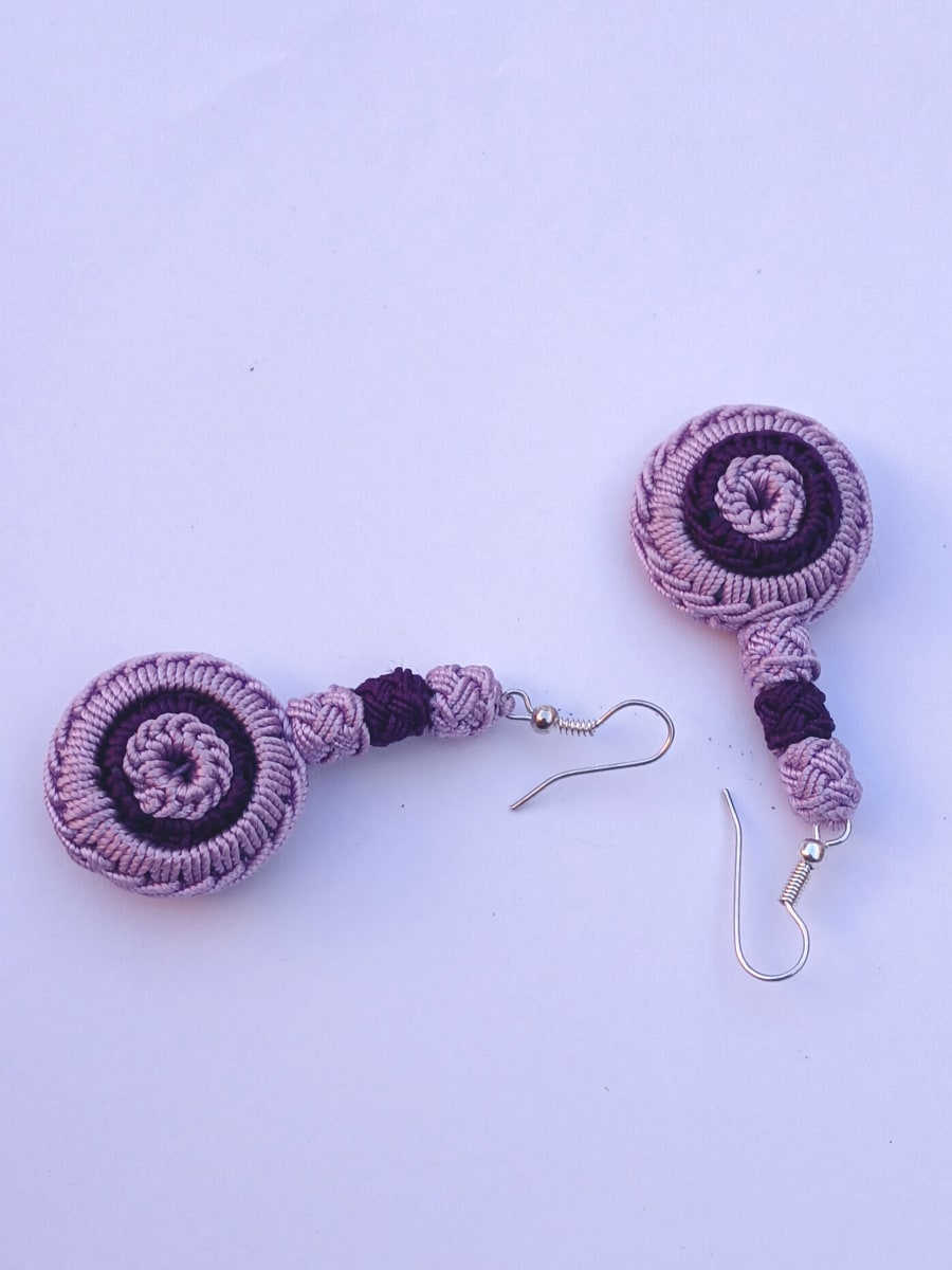 Multi Button Earrings