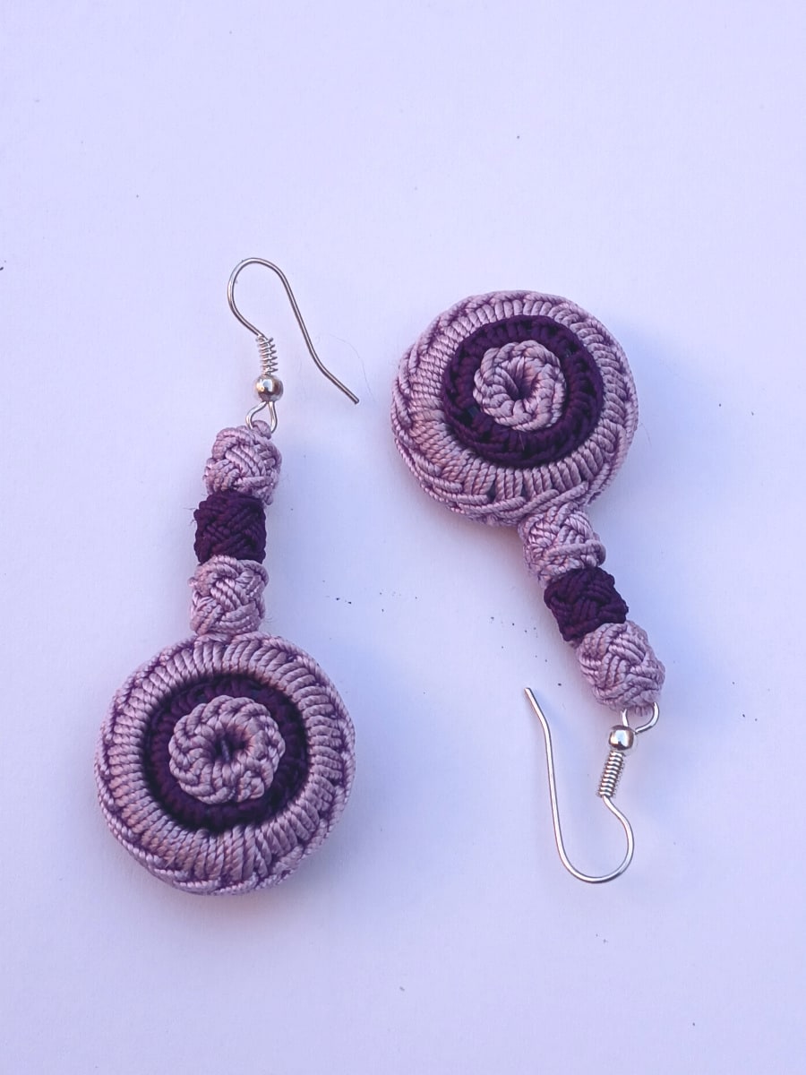Multi Button Earrings