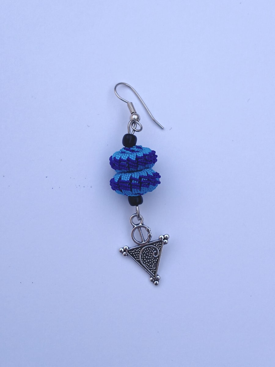 Button Dangle Earrings