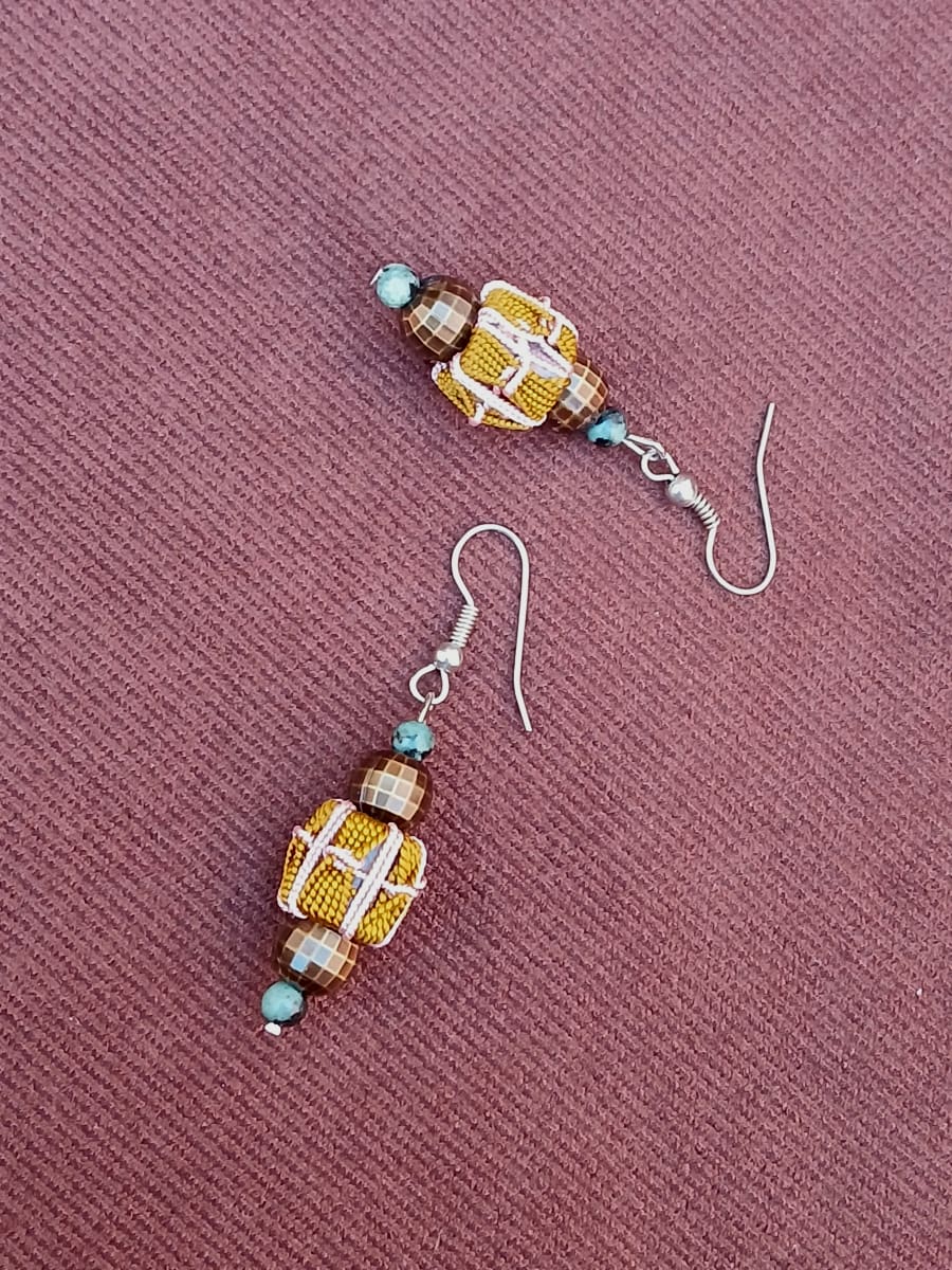 Multi Button Earrings