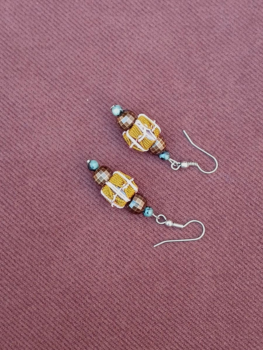 Multi Button Earrings
