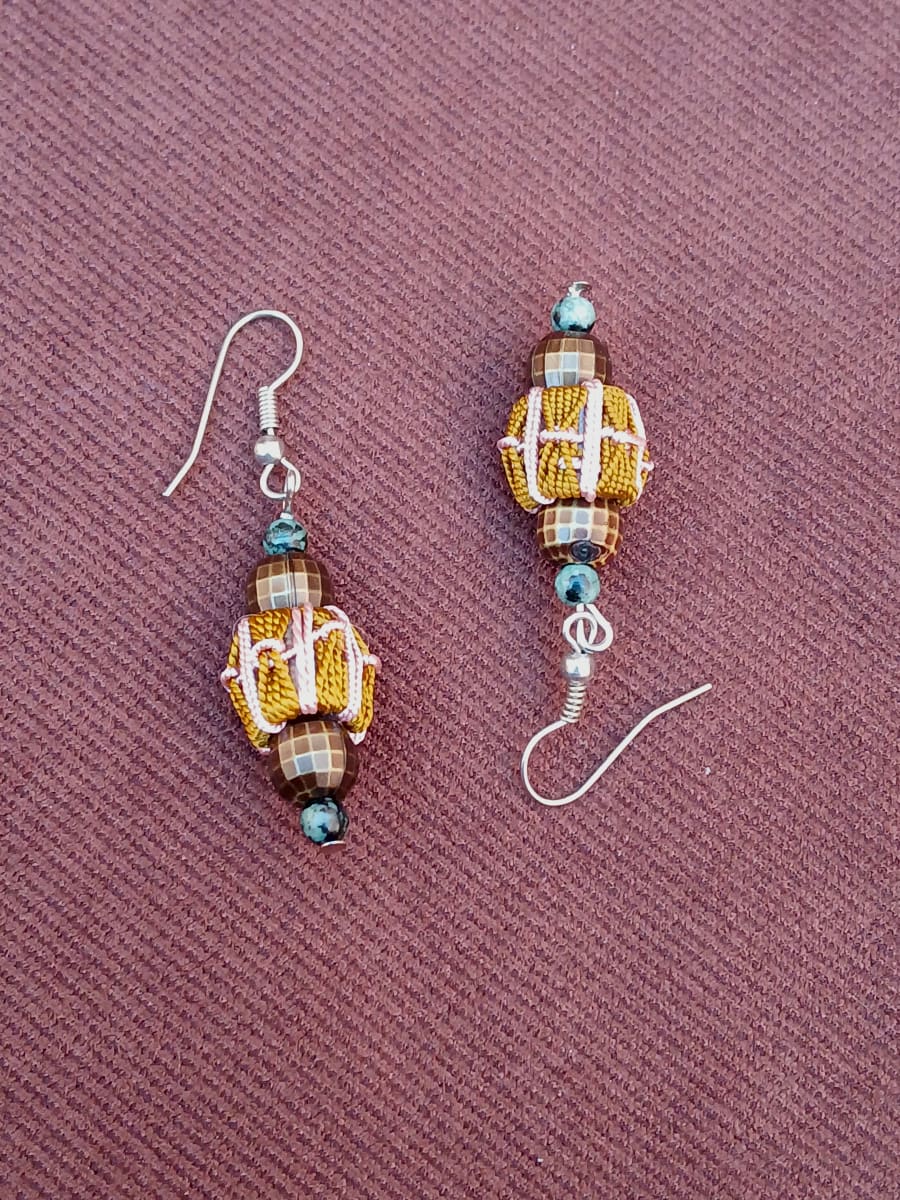 Multi Button Earrings