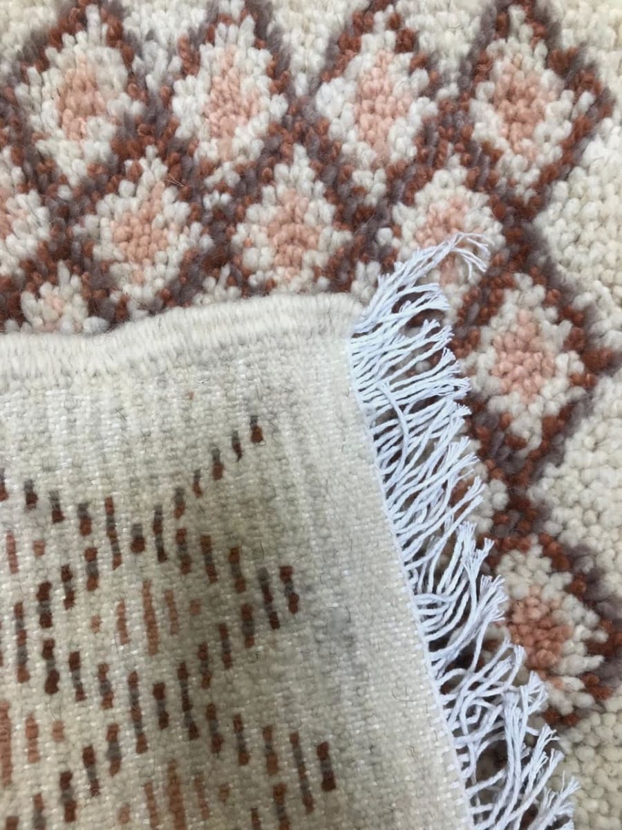  Beni Ourain Rug  Pink, Brown Morocco