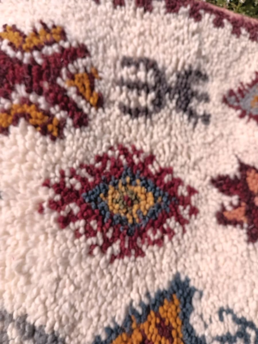  Zerbya Natural Wool Colored Morocco