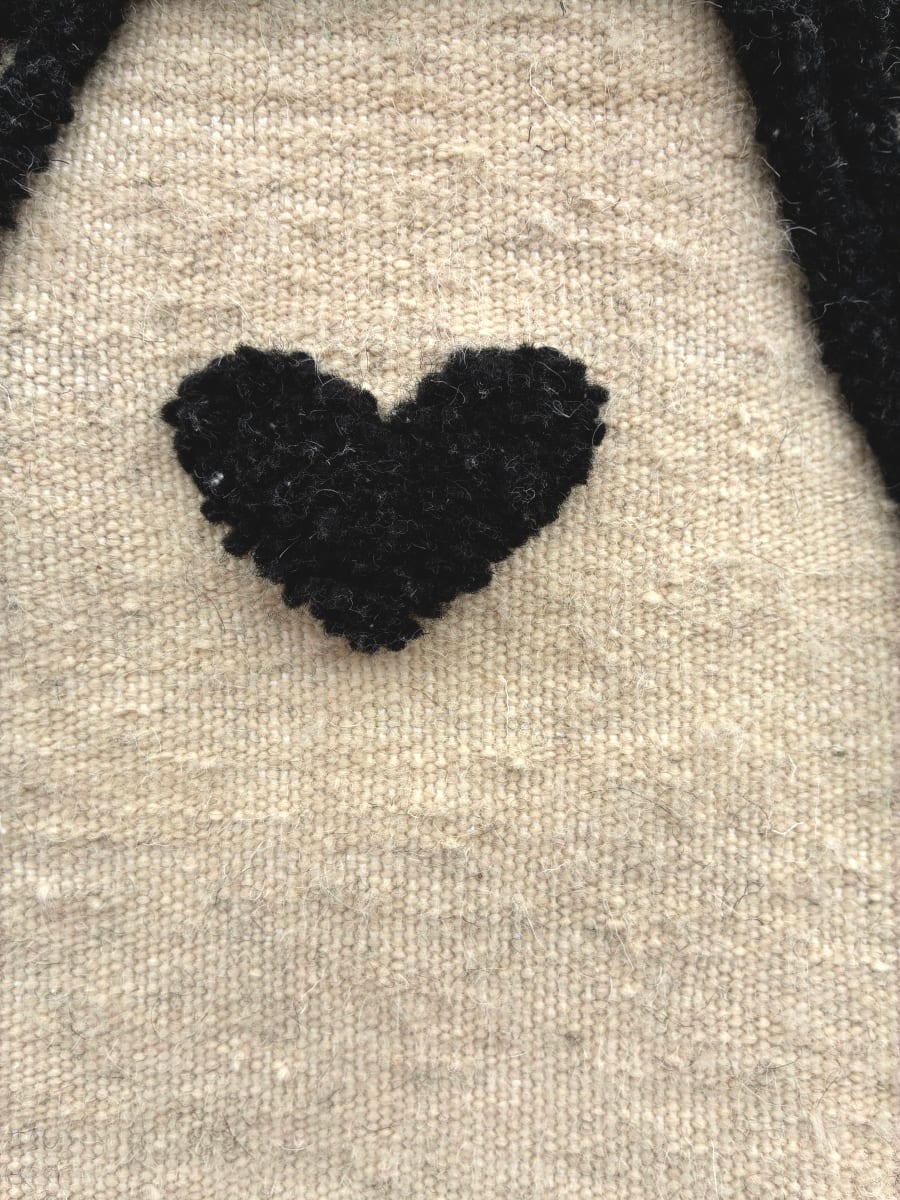 Handmade rug wall-hanging