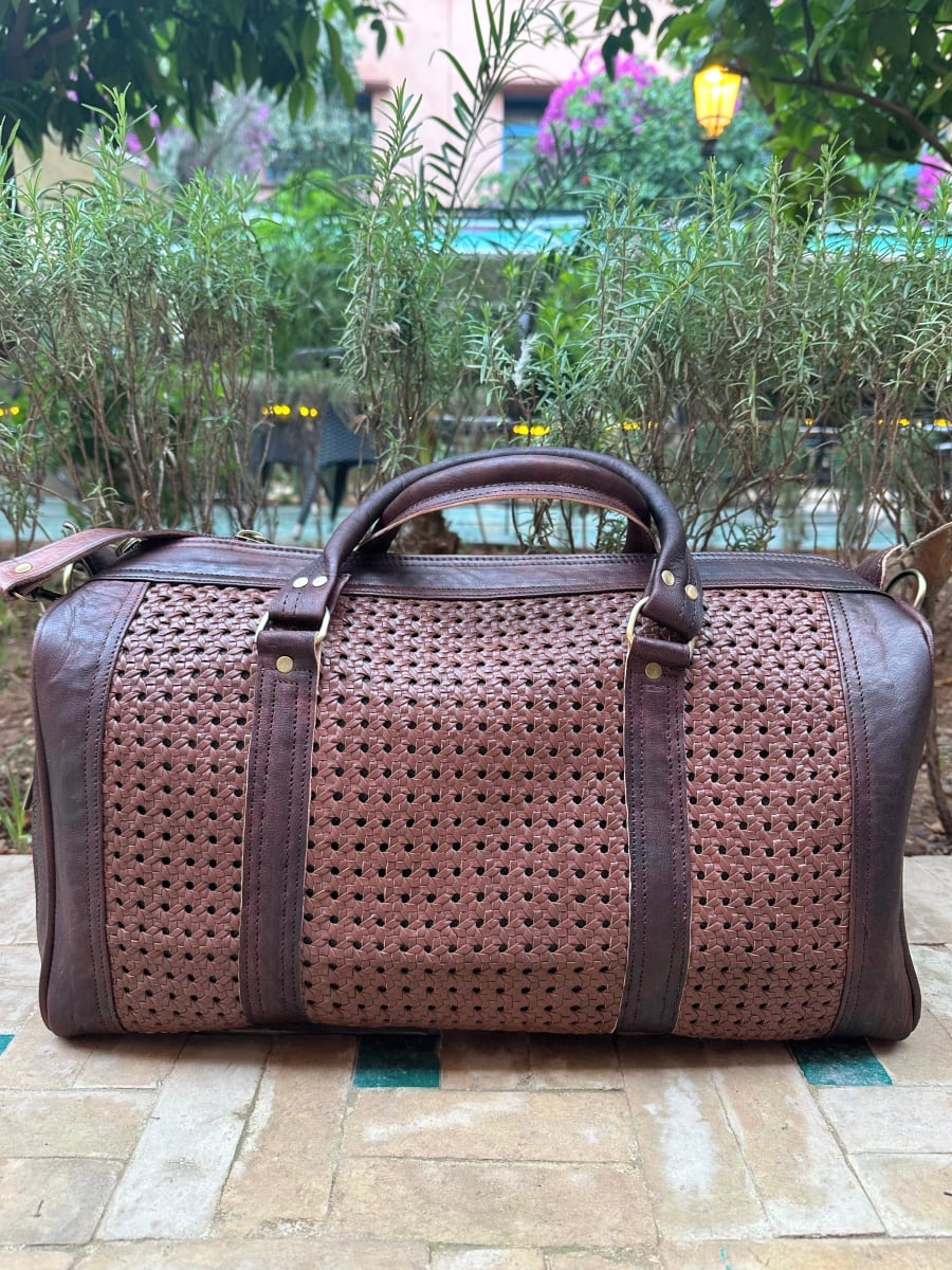  bag leather Brown Morocco