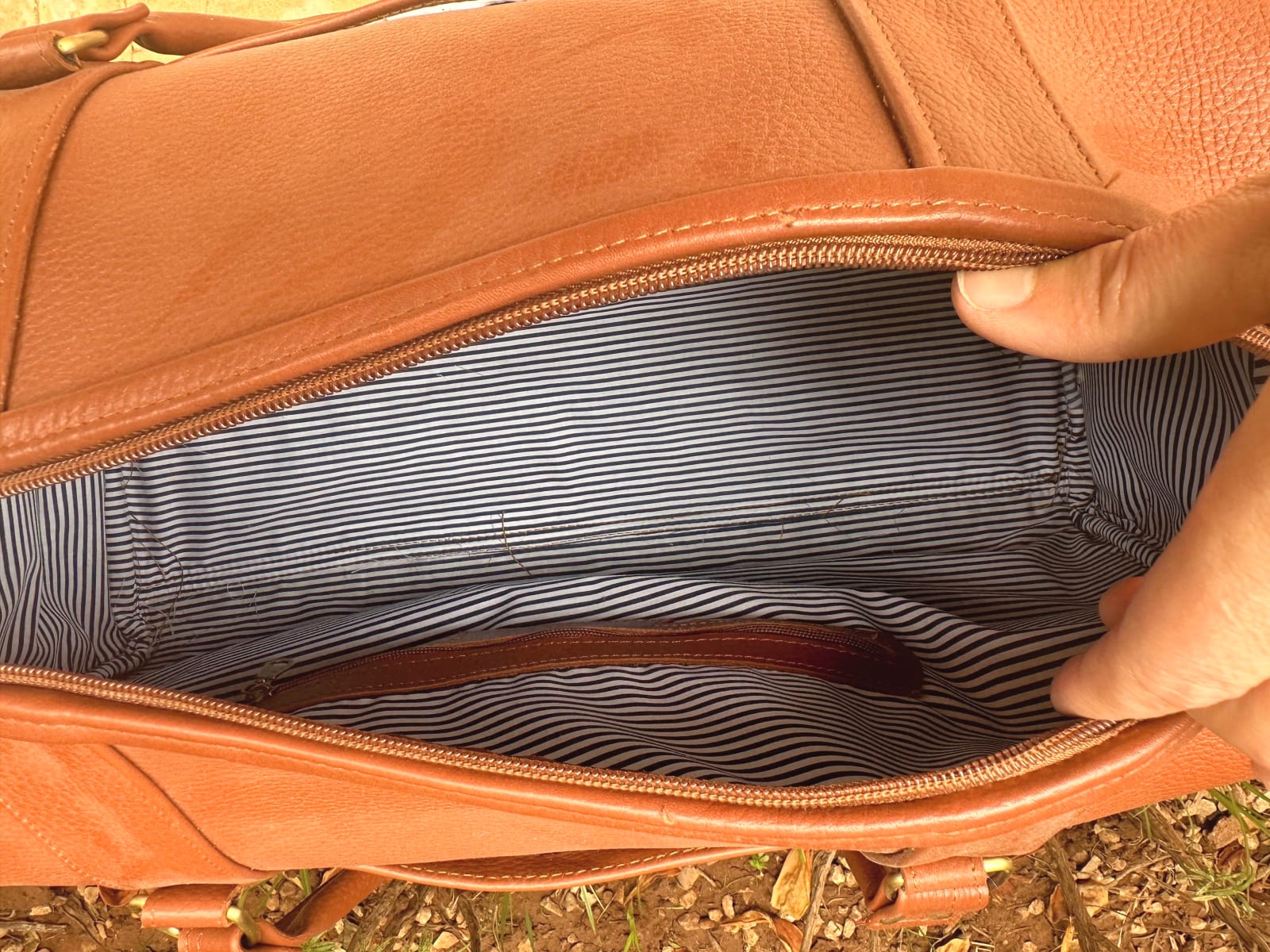  bag leather Brown Morocco
