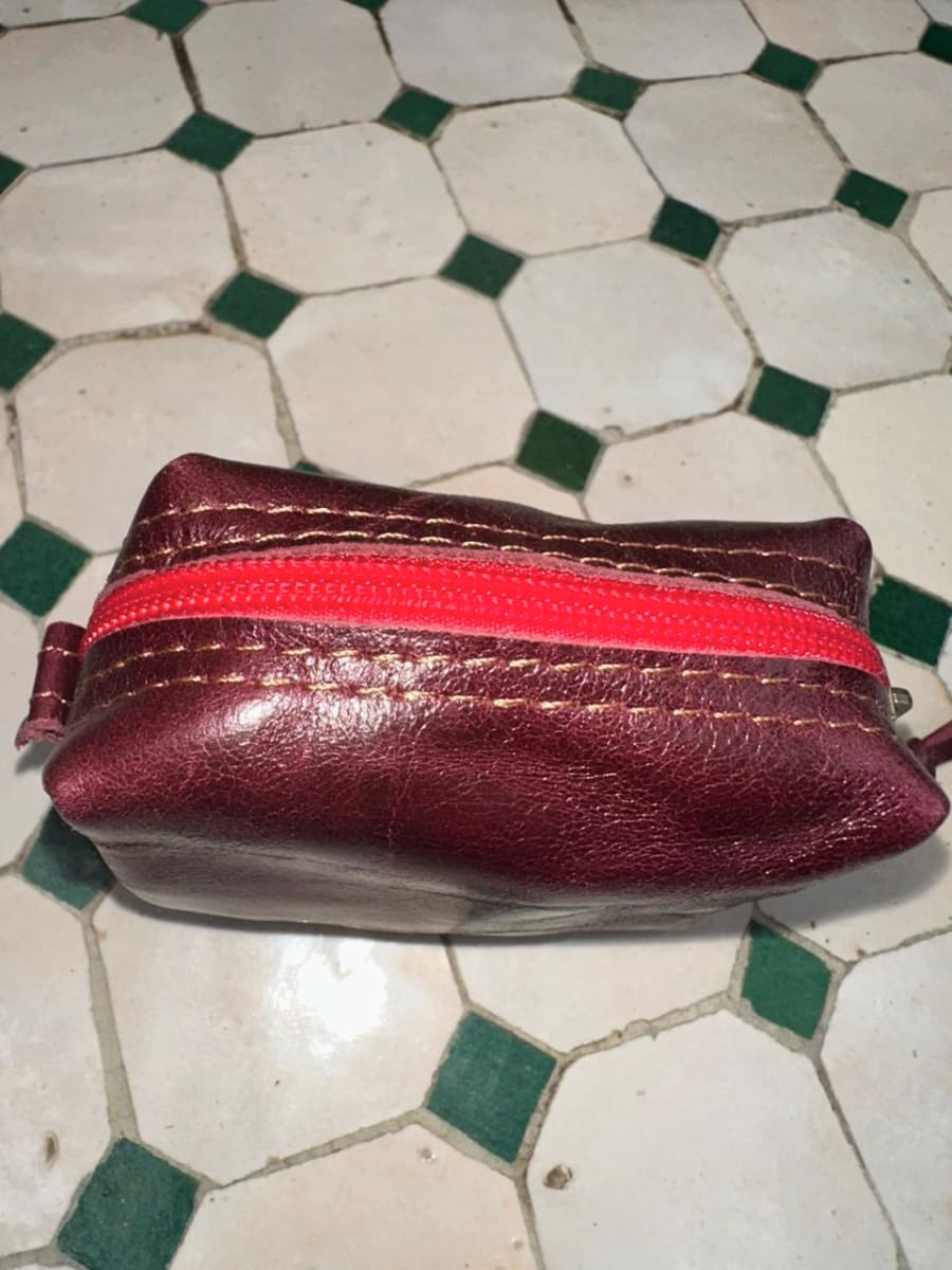   small bag leather Purple Morocco