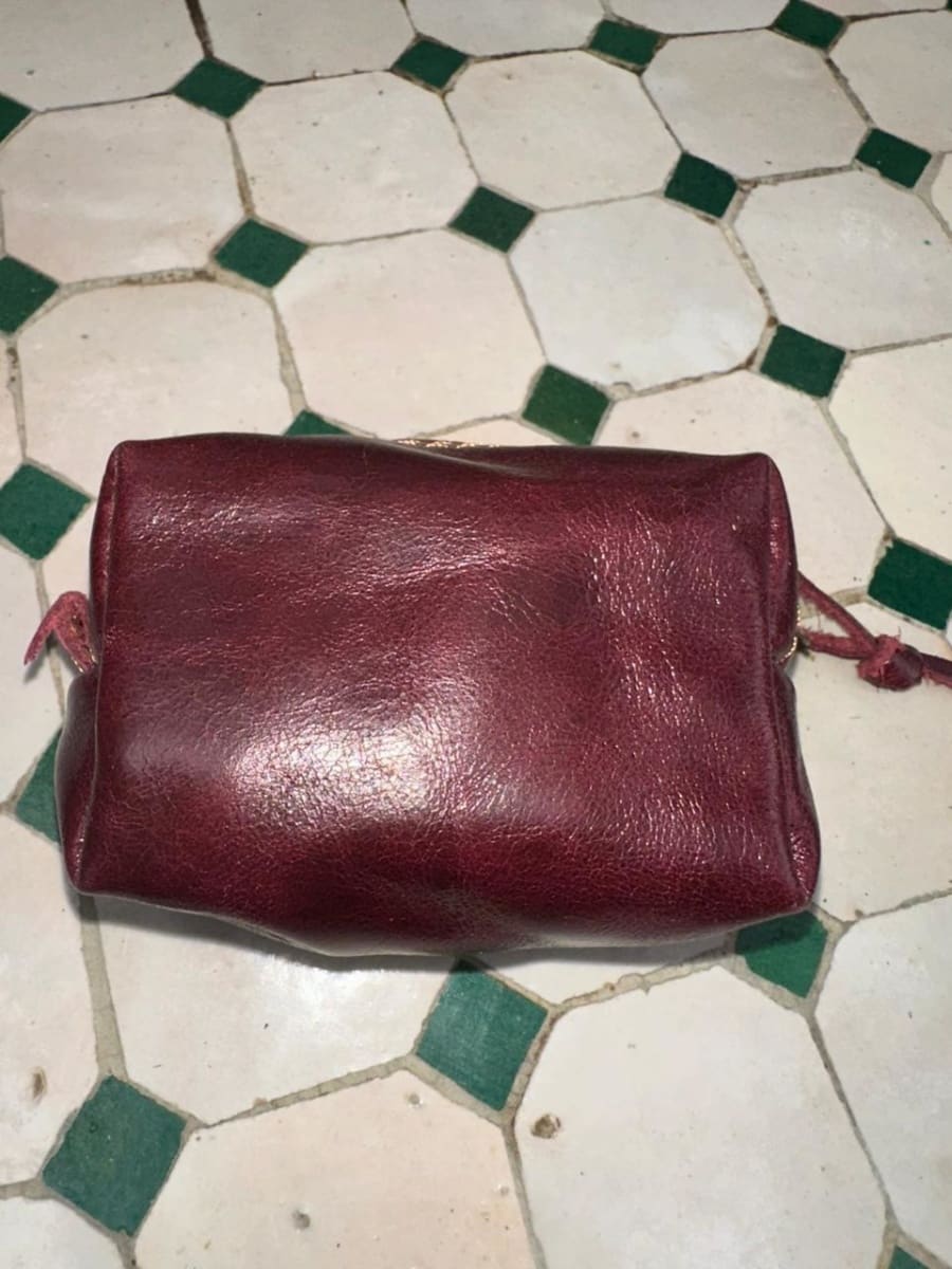   small bag leather Purple Morocco