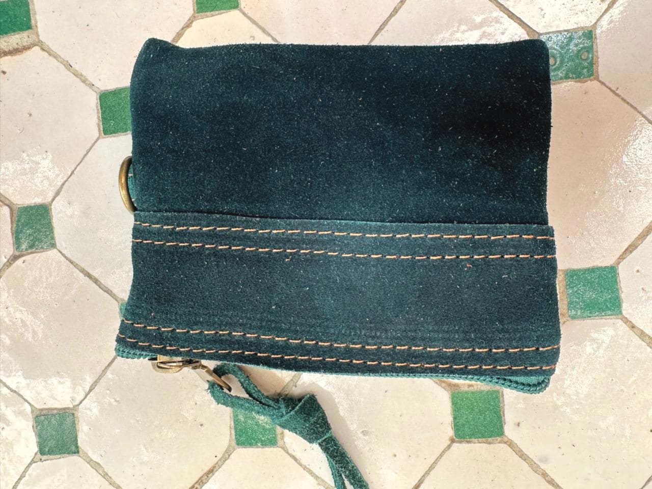   small bag leather Green Morocco