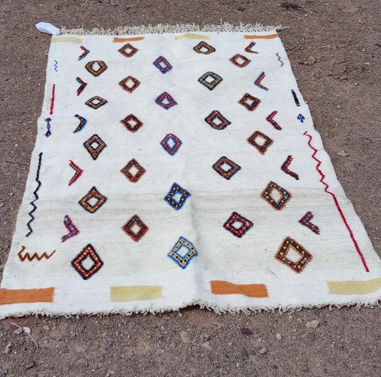  Flatweave rug  Colored Morocco