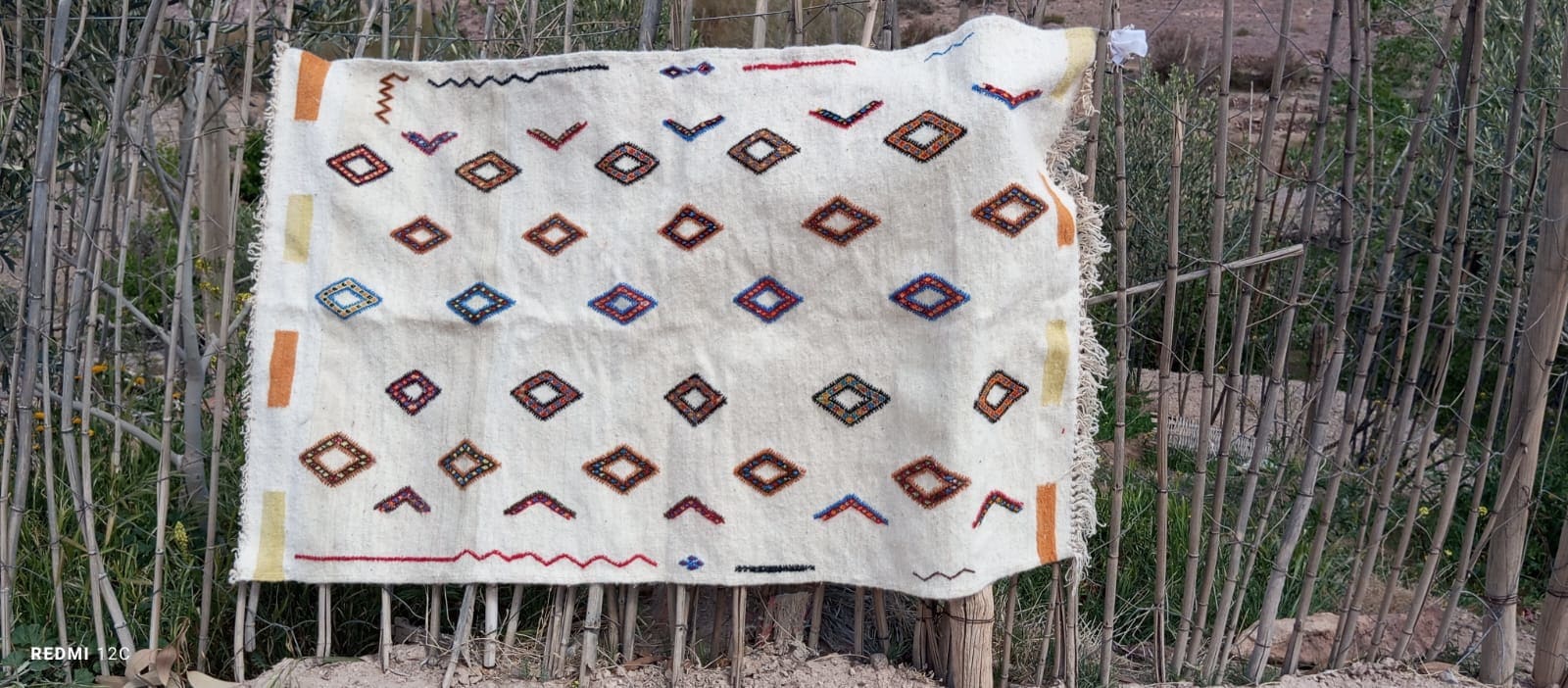  Flatweave rug  Colored Morocco