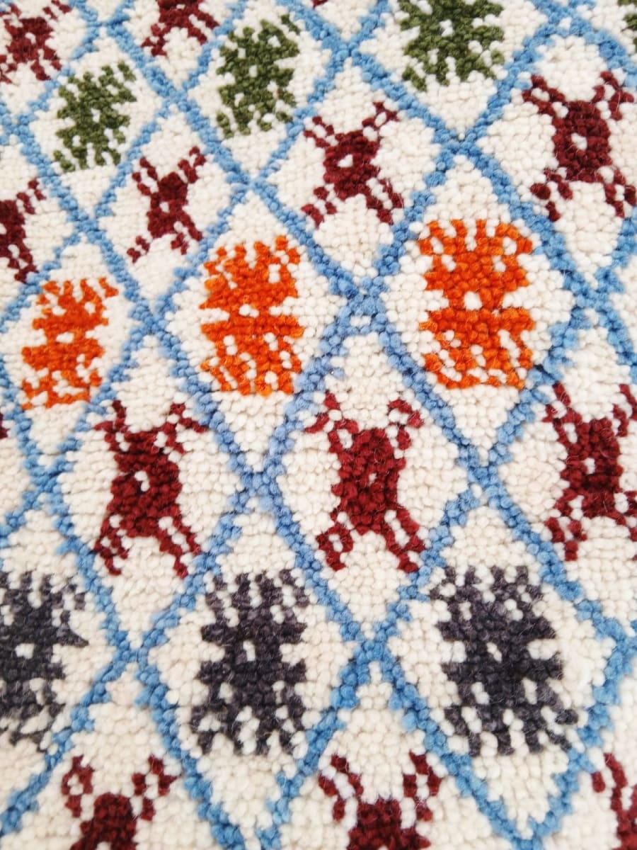  Zerbya Natural Wool Colored Morocco