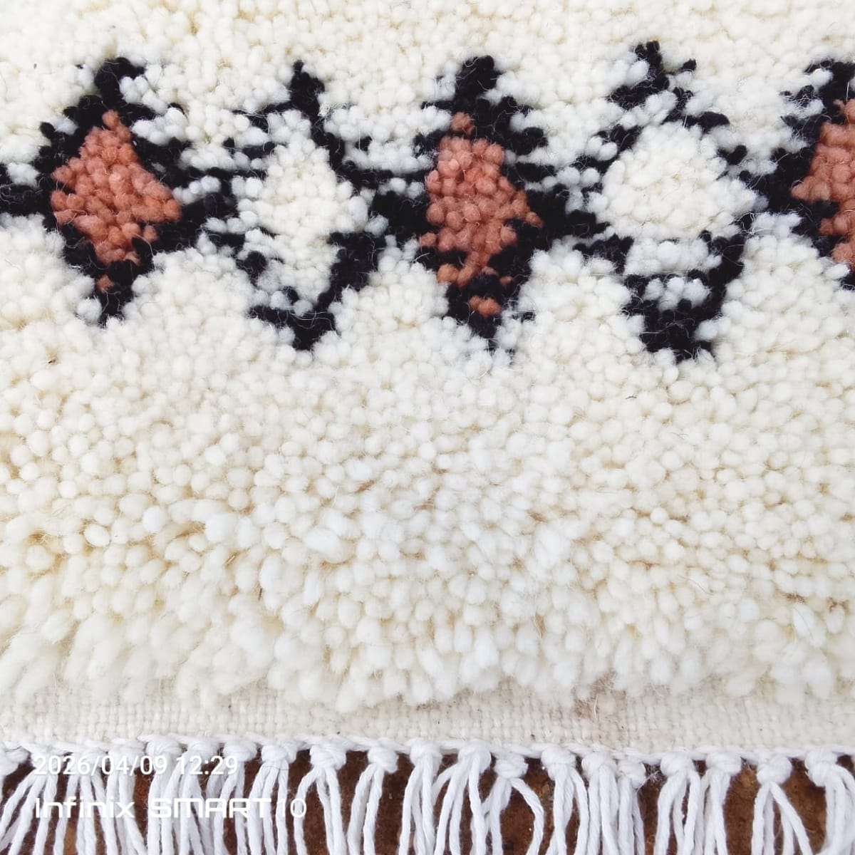  Rug   and  Brown, Black Morocco