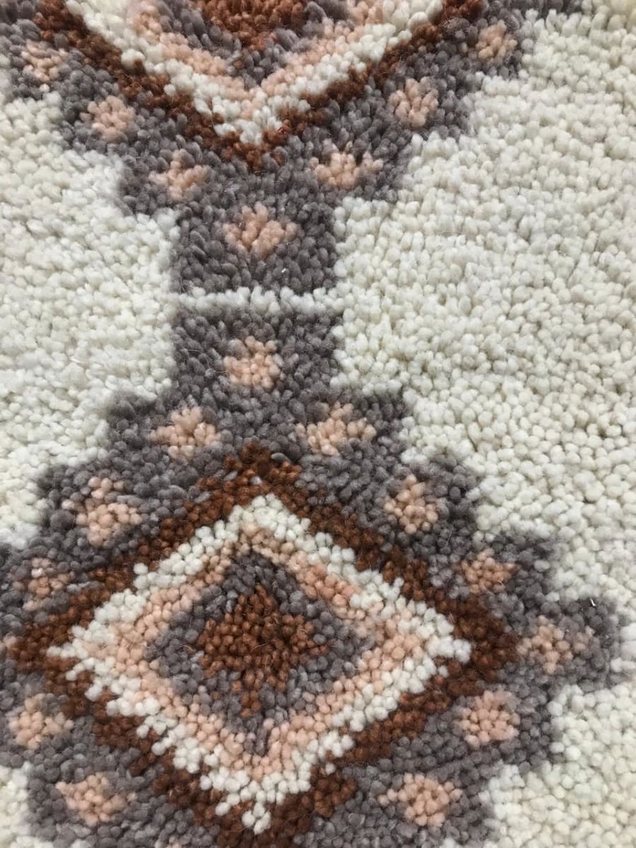  Beni Ourain Rug  Brown, Grey Morocco