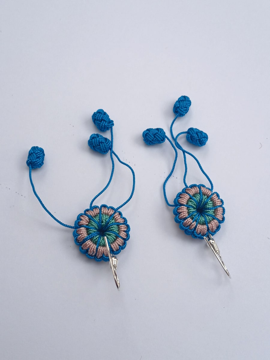 Multi Button Earrings