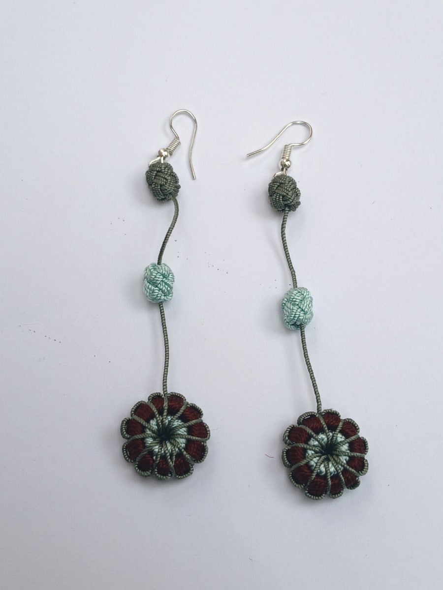 Multi Button Earrings